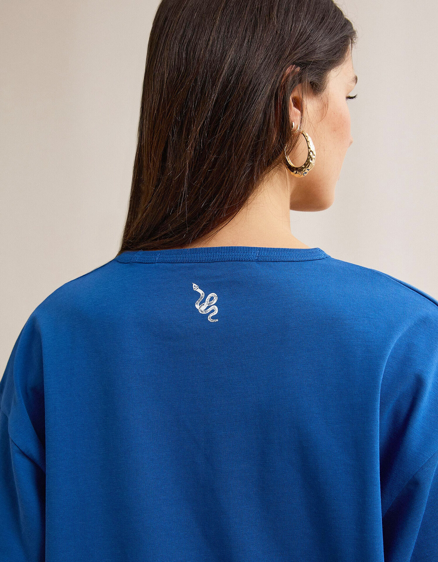 Comprar Online T-shirt Manga Curta, Mulher, Azul