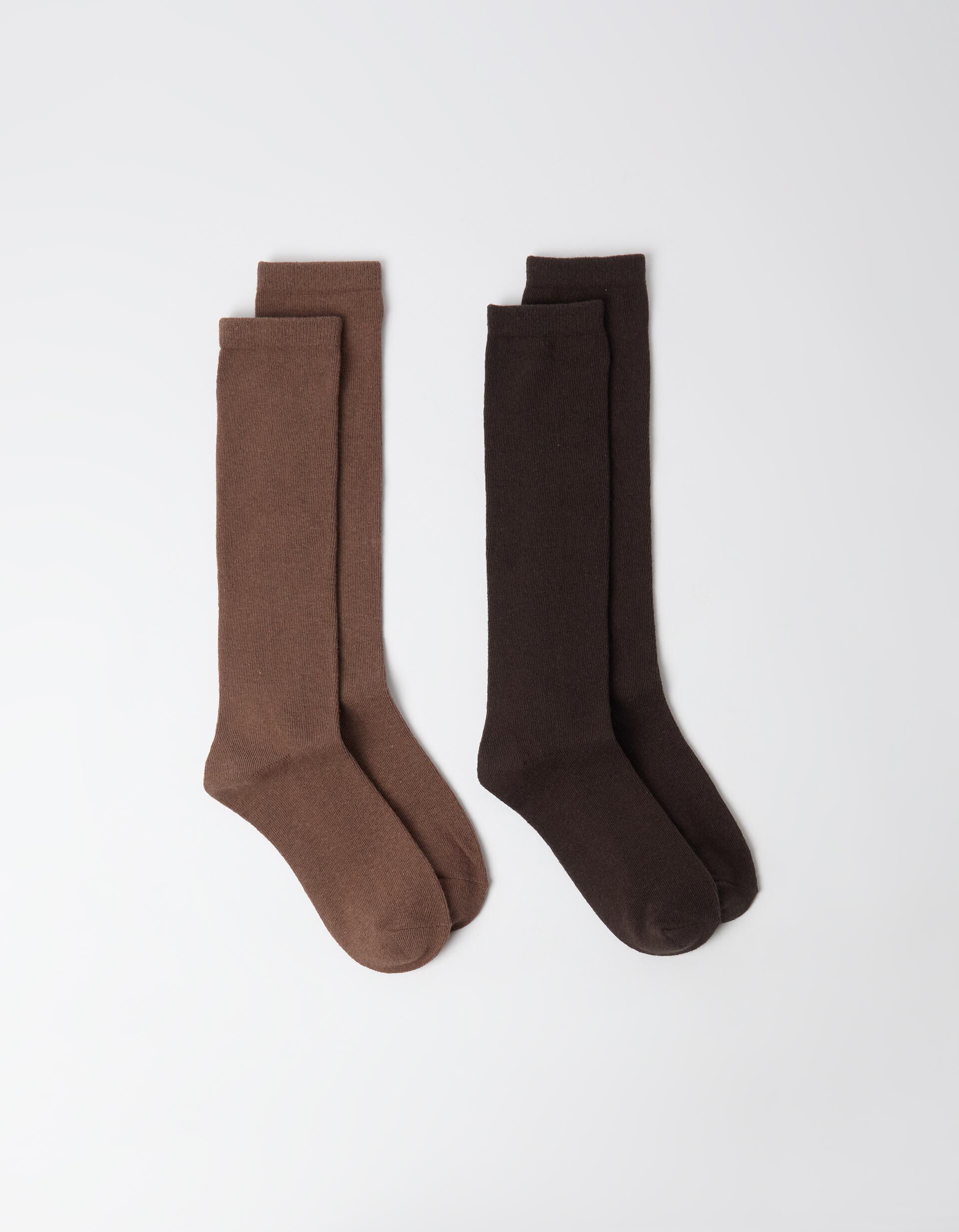 Comprar Online Pack 2 Pares De Meias, Mulher, Castanho