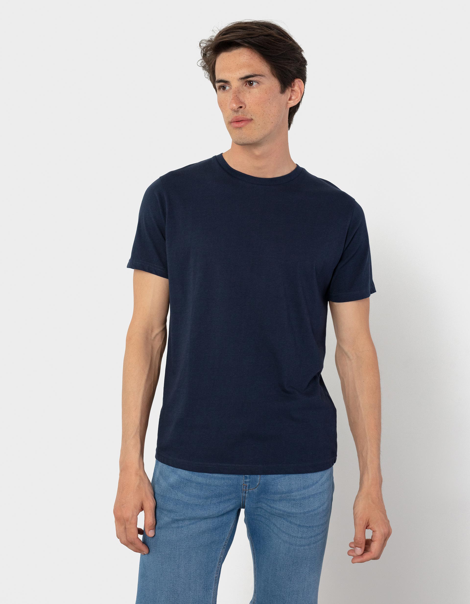 T-shirt with Print on the Back, Men | MO Online