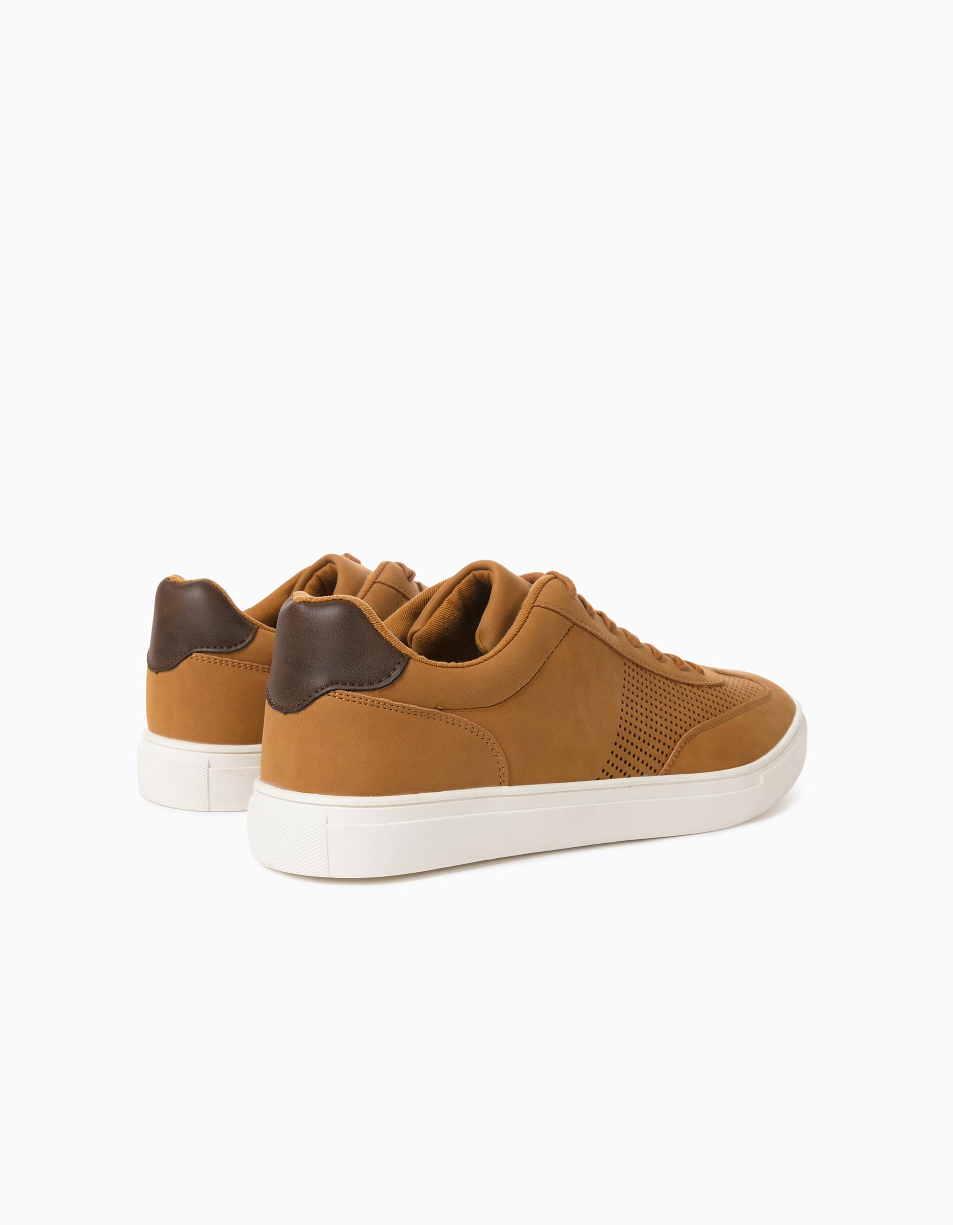men's graduate leather and synthetic trainers