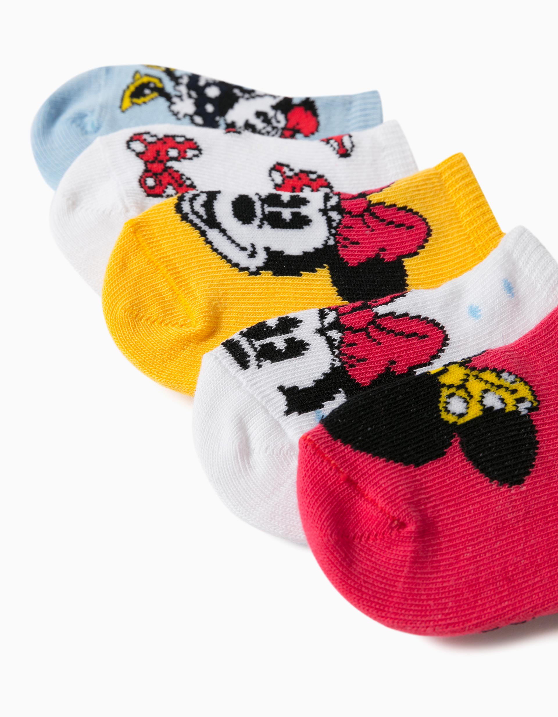 5 Pairs 'Disney' Trainer Socks for Baby Girls MO Online