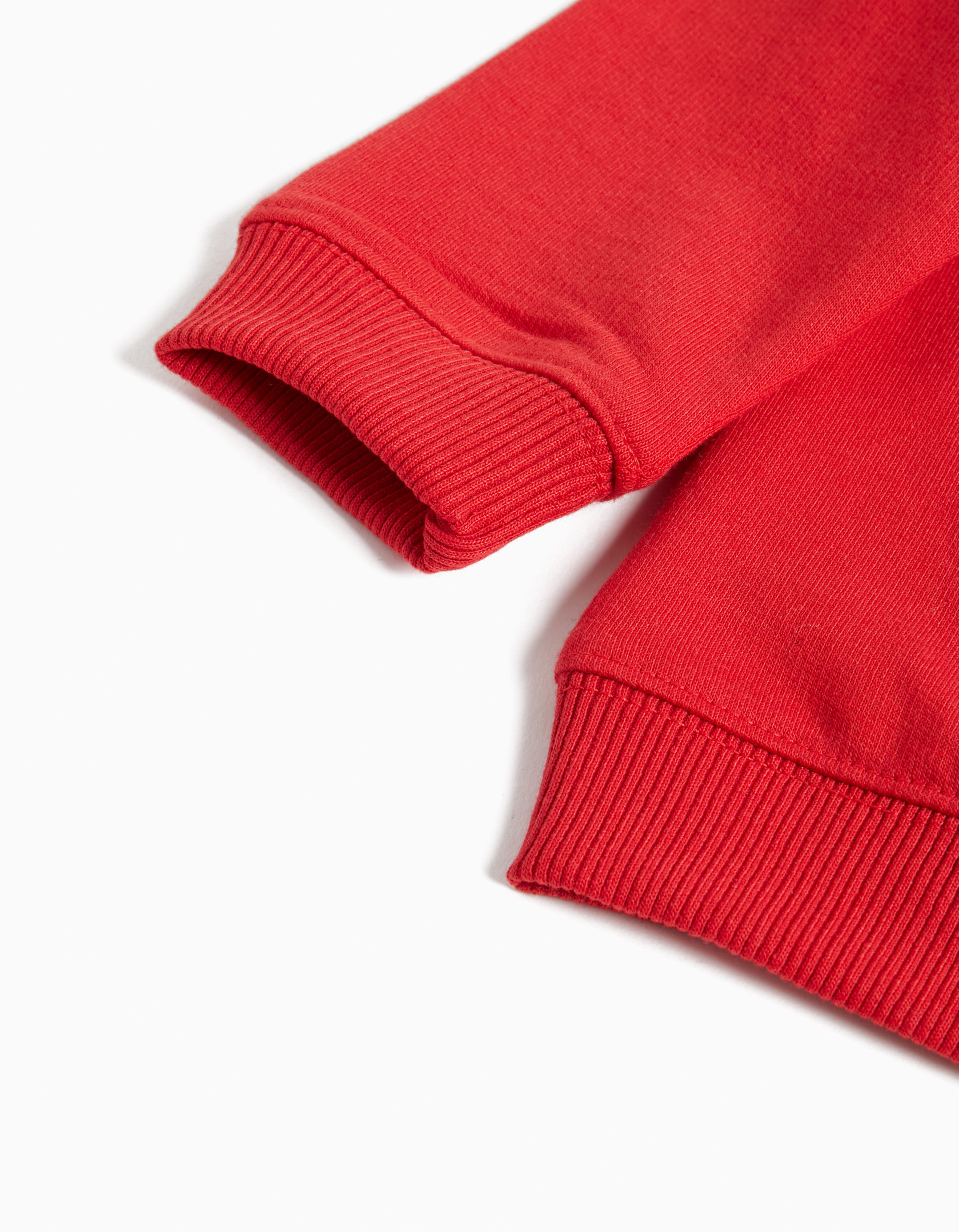 'Christmas' Fleece Sweatshirt, Baby Boy, Red MO Fashion