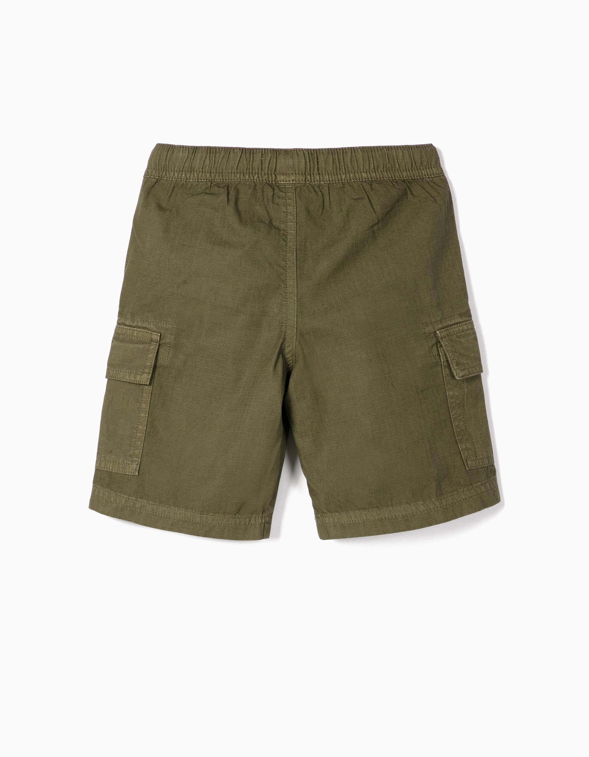 Cargo Shorts for Boys, 'Ripstop', Green | MO Online