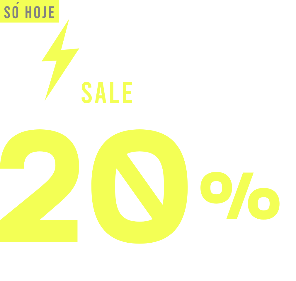 -20% em tudo