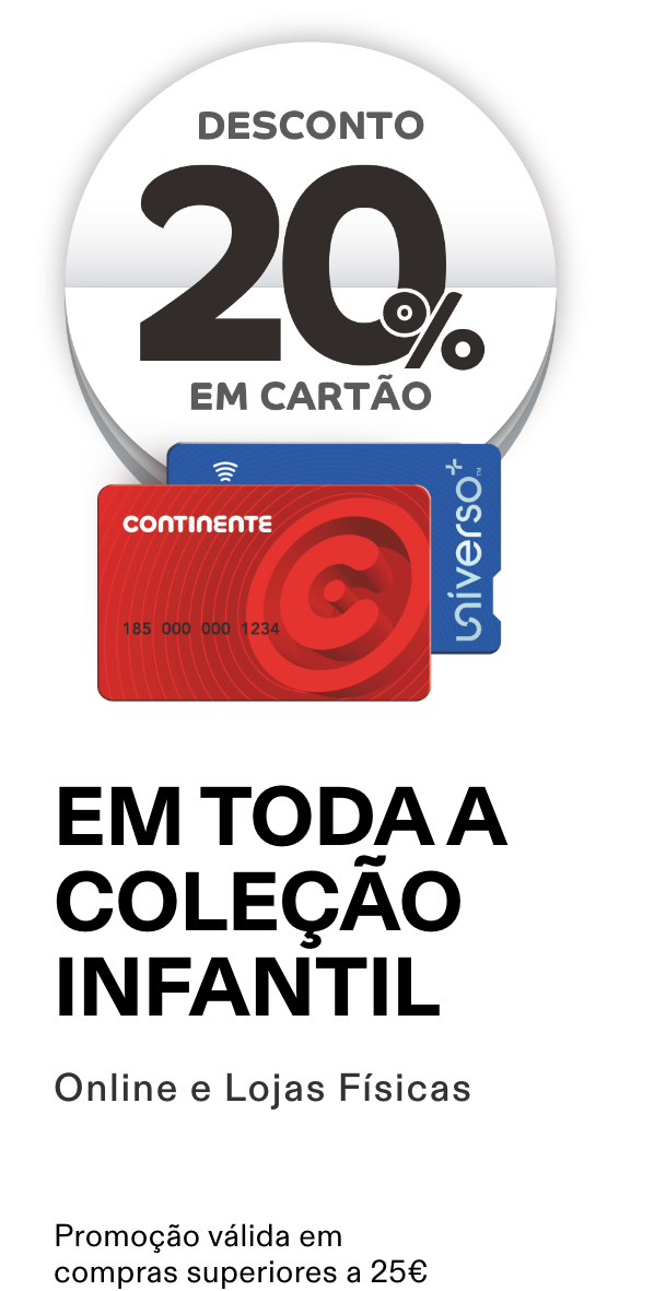 -20% em Infantil