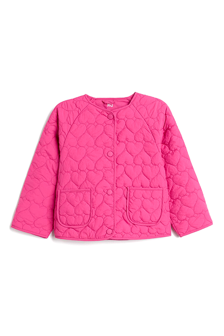 Casaco acolchoado cinzento