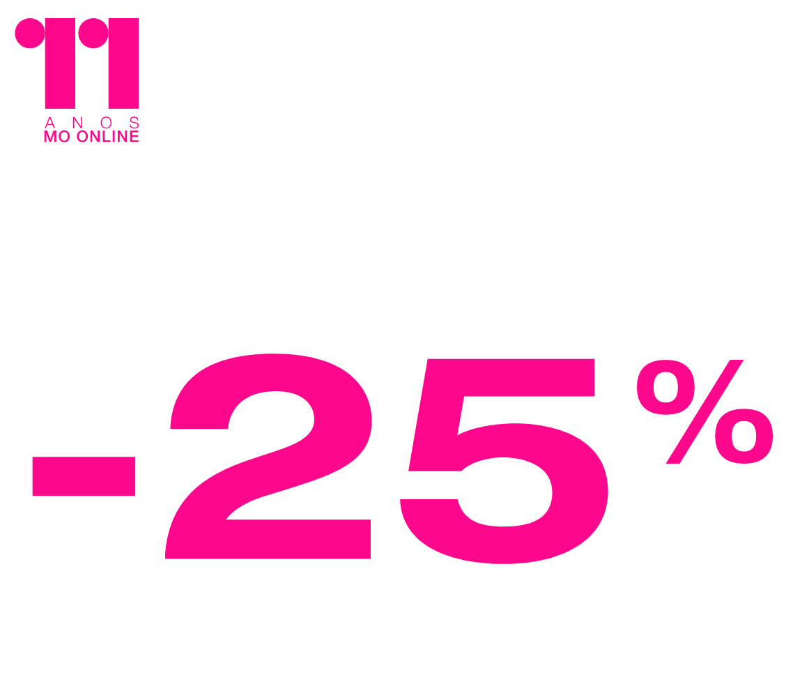 -25% em tudo