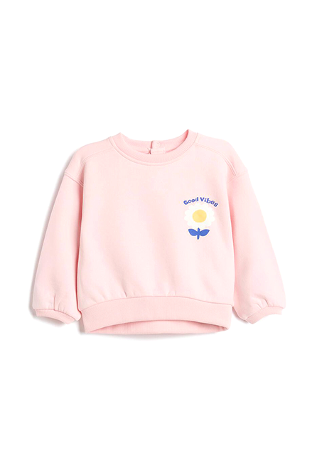 Sweatshirt branca com estampado