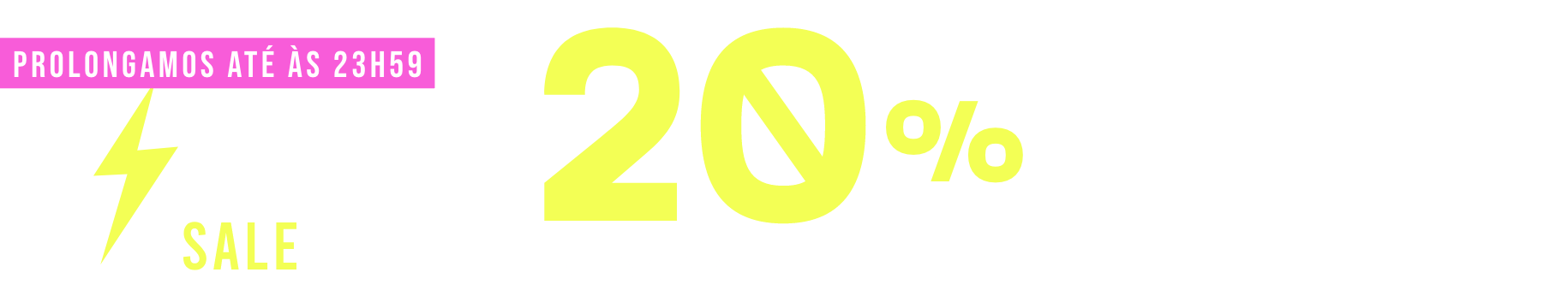 -20% em tudo