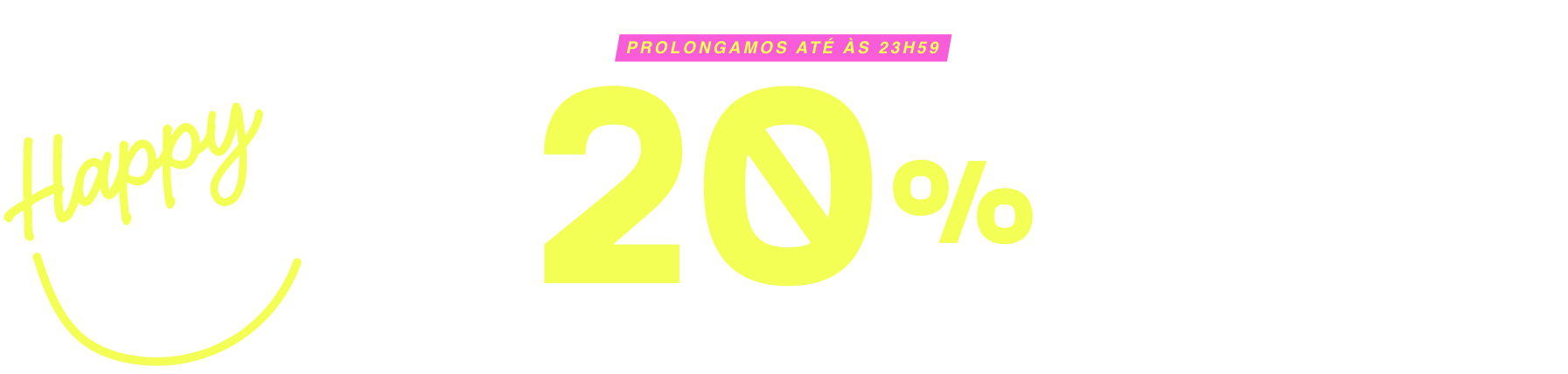 -20% em tudo