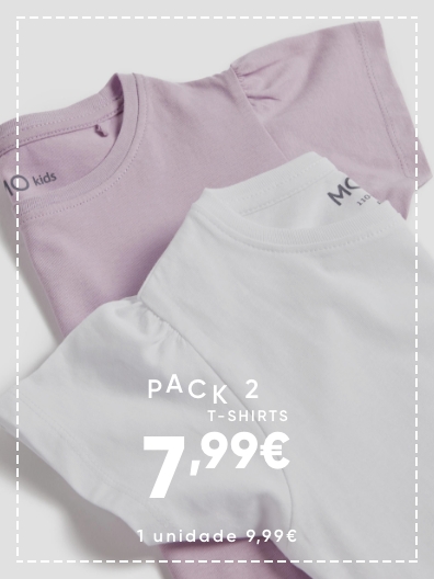 Pack Menina Pack 2 T-shirts